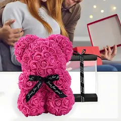 MOVI - OSO PETALOS DE ROSA SAN VALENTIN ROSA