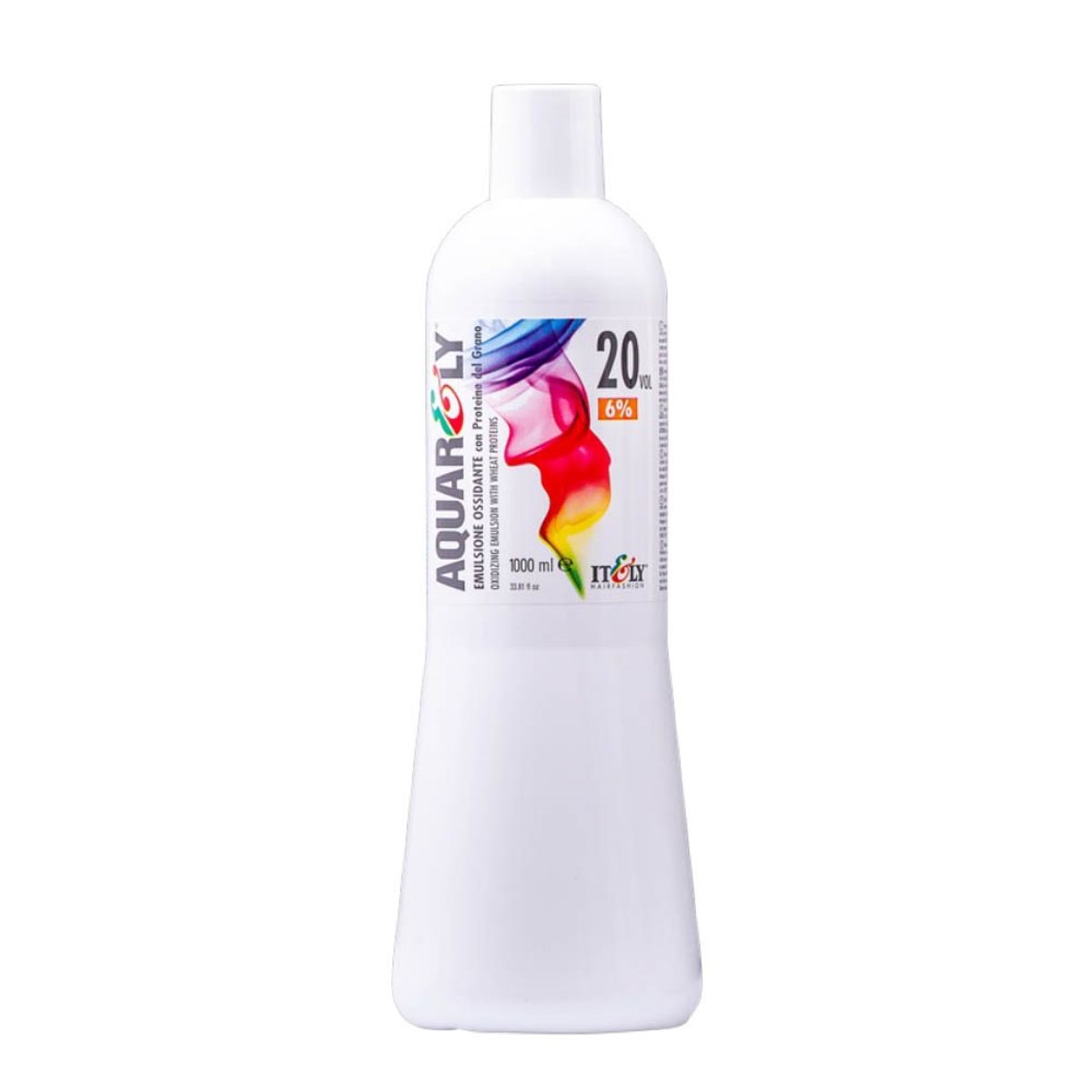 GENERICO - EMULSIÓN OXIDANTE AQUARELY CON PROTEÍNAS DE TRIGO 20 VOL 1000 ML ACTIV PRECISA Y CUIDADO COSM PROF