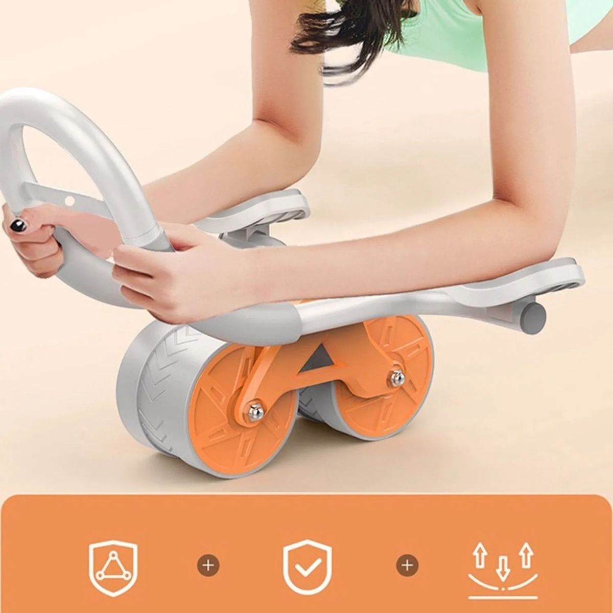 MOVI - RUEDA ABDOMINAL UNISEX,  MUSCULOS FUERTES  Y SEXIS
