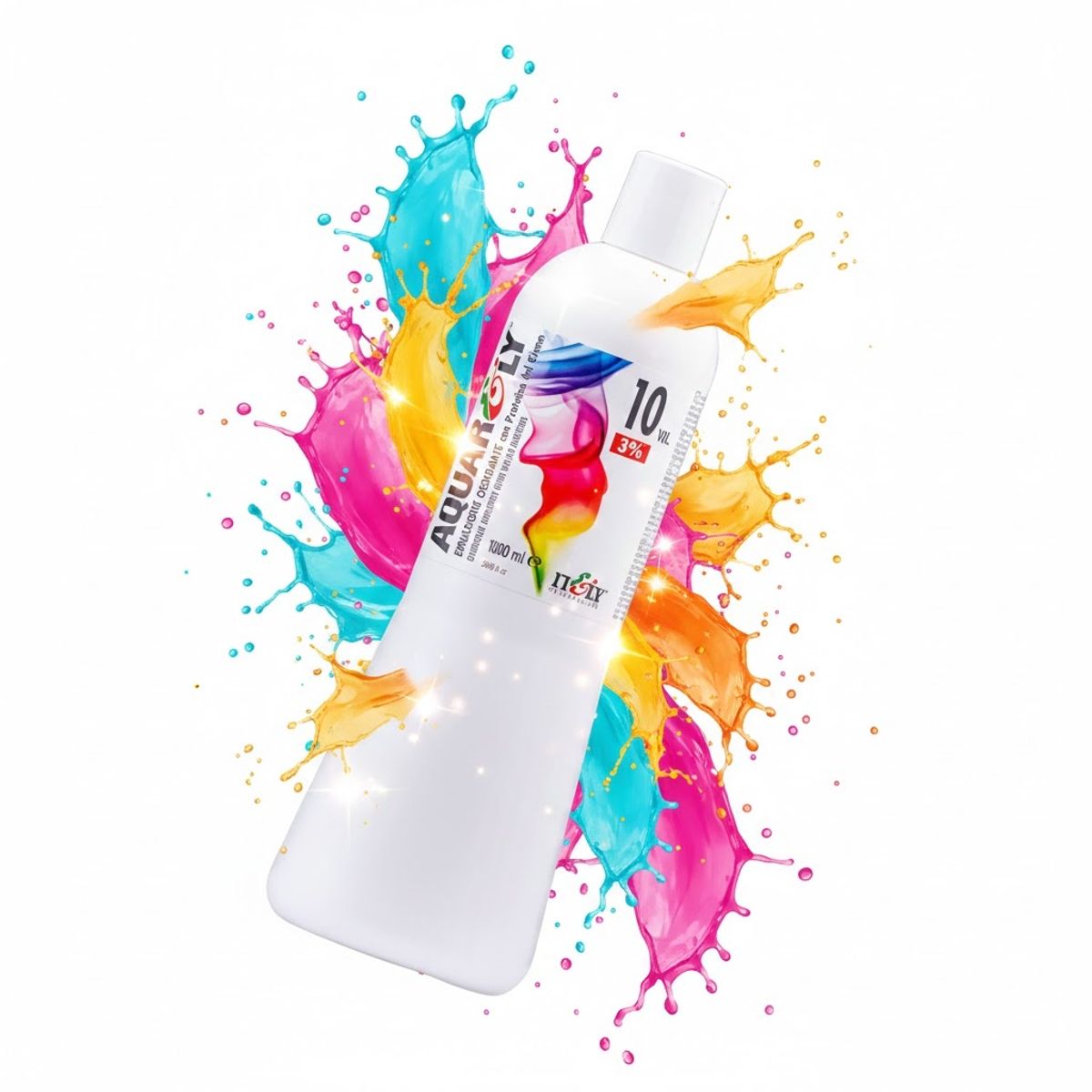 GENERICO - EMULSION OXIDANTE AQUARELY CON PROTEÍNAS DE TRIGO 10VOL 1000ML ACTIV SUAVE CONTROL COSM PROF