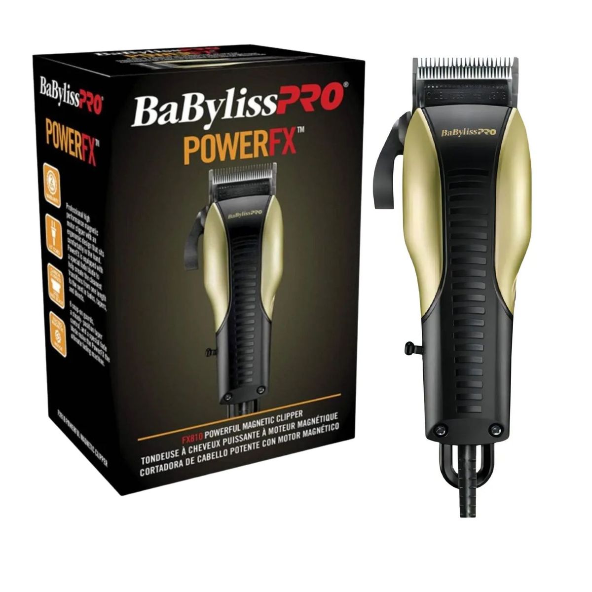 BABYLISS PRO - Cortadora de Cabello BabylissPro Power Fx con Motor Magnético