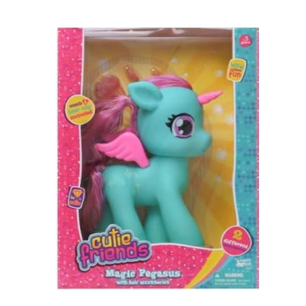GENERICO - Caja juguete unicornio 25cm