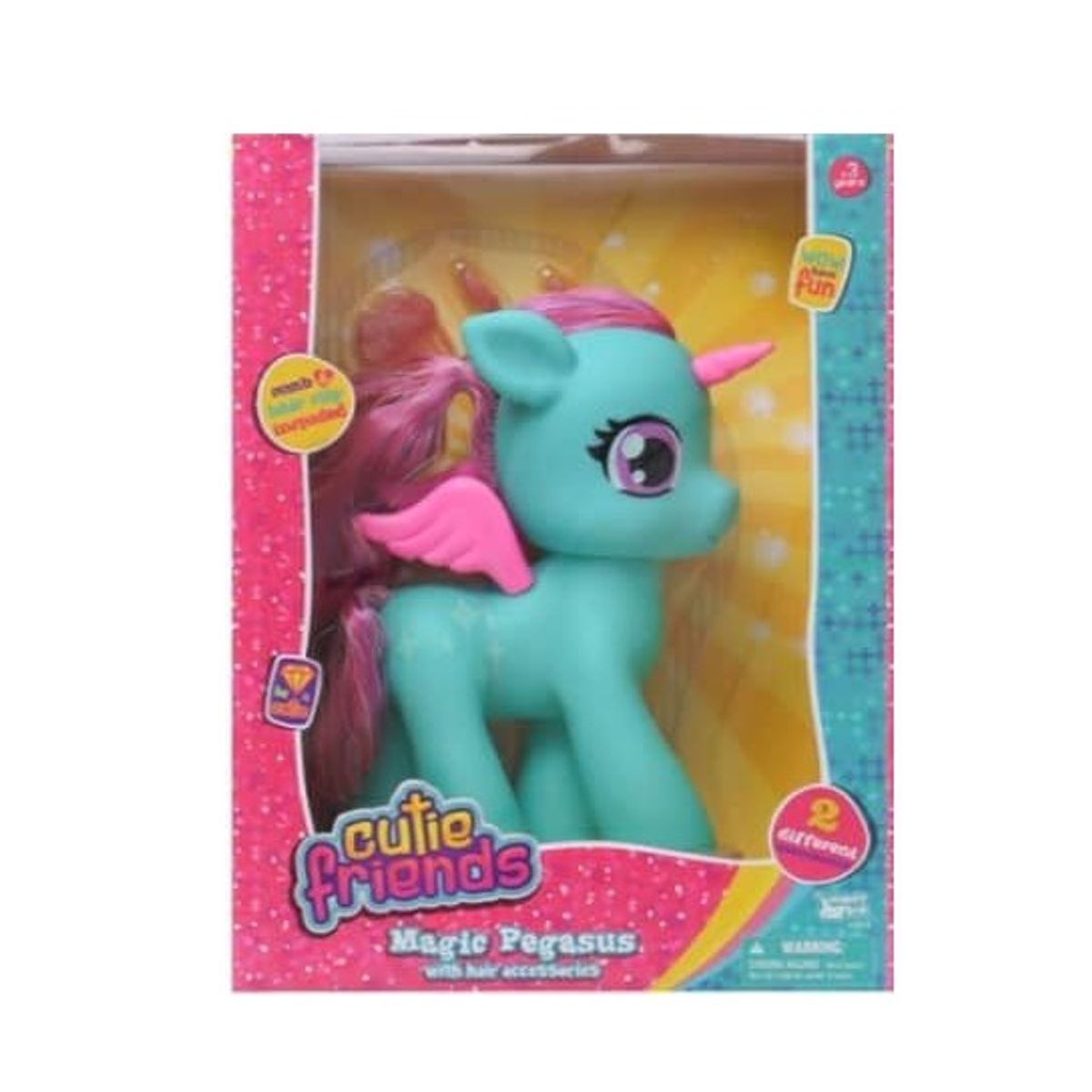GENERICO - Caja juguete unicornio 25cm