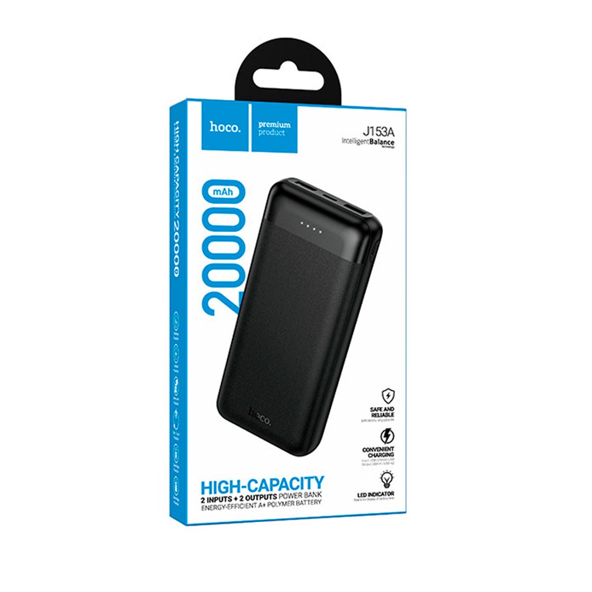 HOCO - Batería Externa Power Bank  20000Mah J153A HOCO