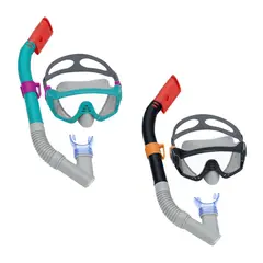 BESTWAY - Set Máscara Snorkel Buceo Spark Wave Niños +14 Años Beswtay