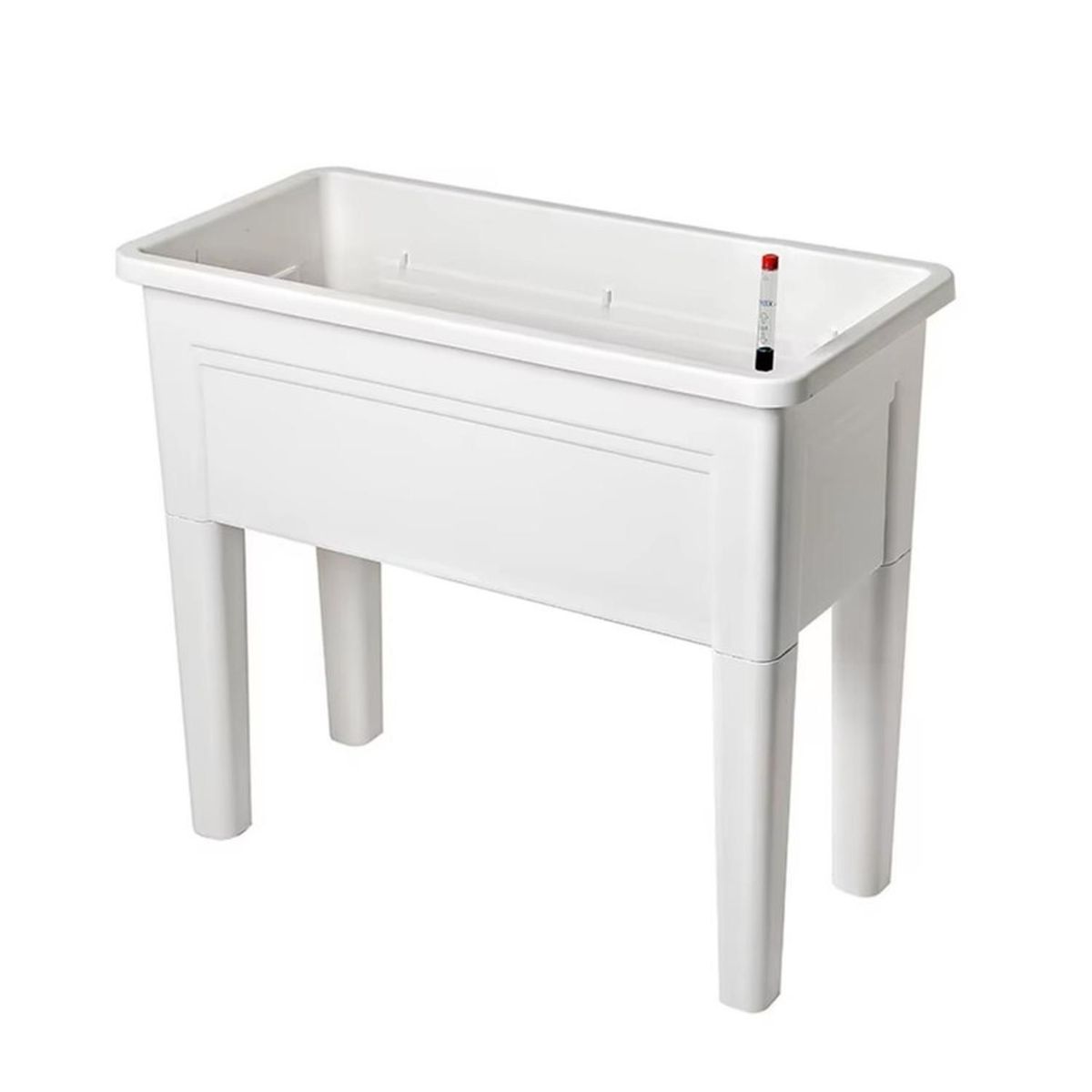 AUCKLAND OUTDOOR - Jardinera Elevada Macetero Para Huerto Con Patas Blanco