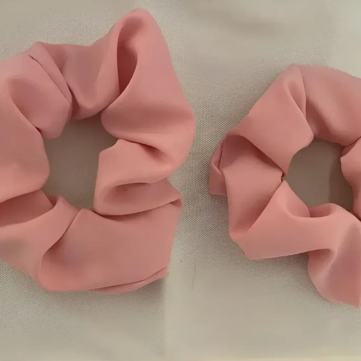 HAOKIDS - Colet 2 unidades scrunchies Rosados coletas cabello niña o mujer confección tela clínica nacional