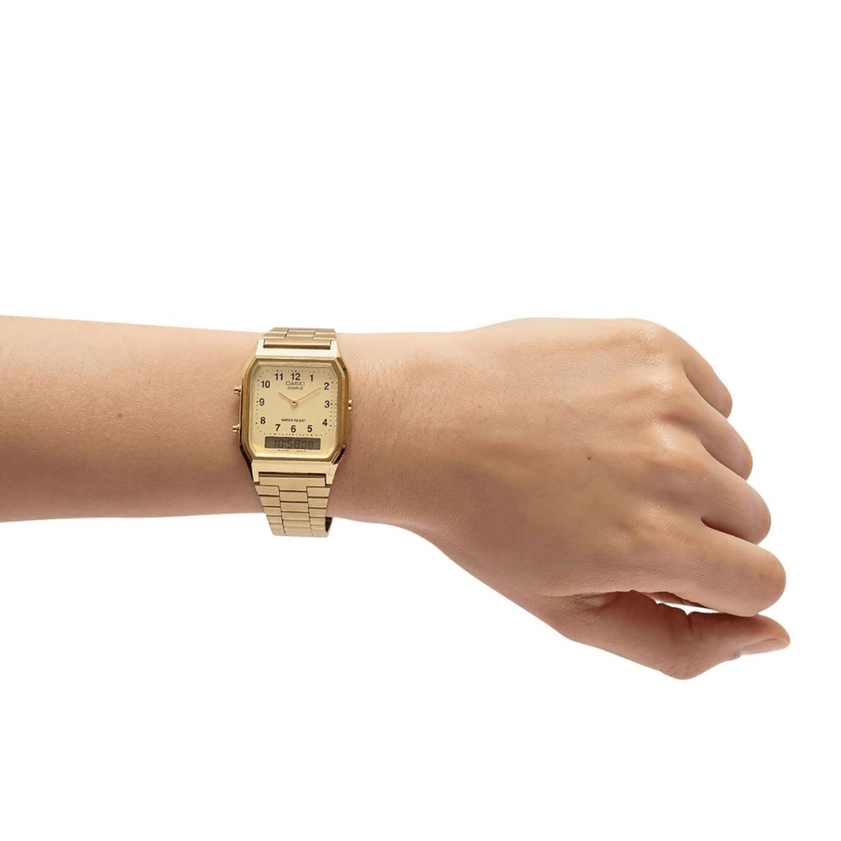 CASIO - RELOJ CASIO AQ-230GA-9BMQ DORADO VINTAGE
