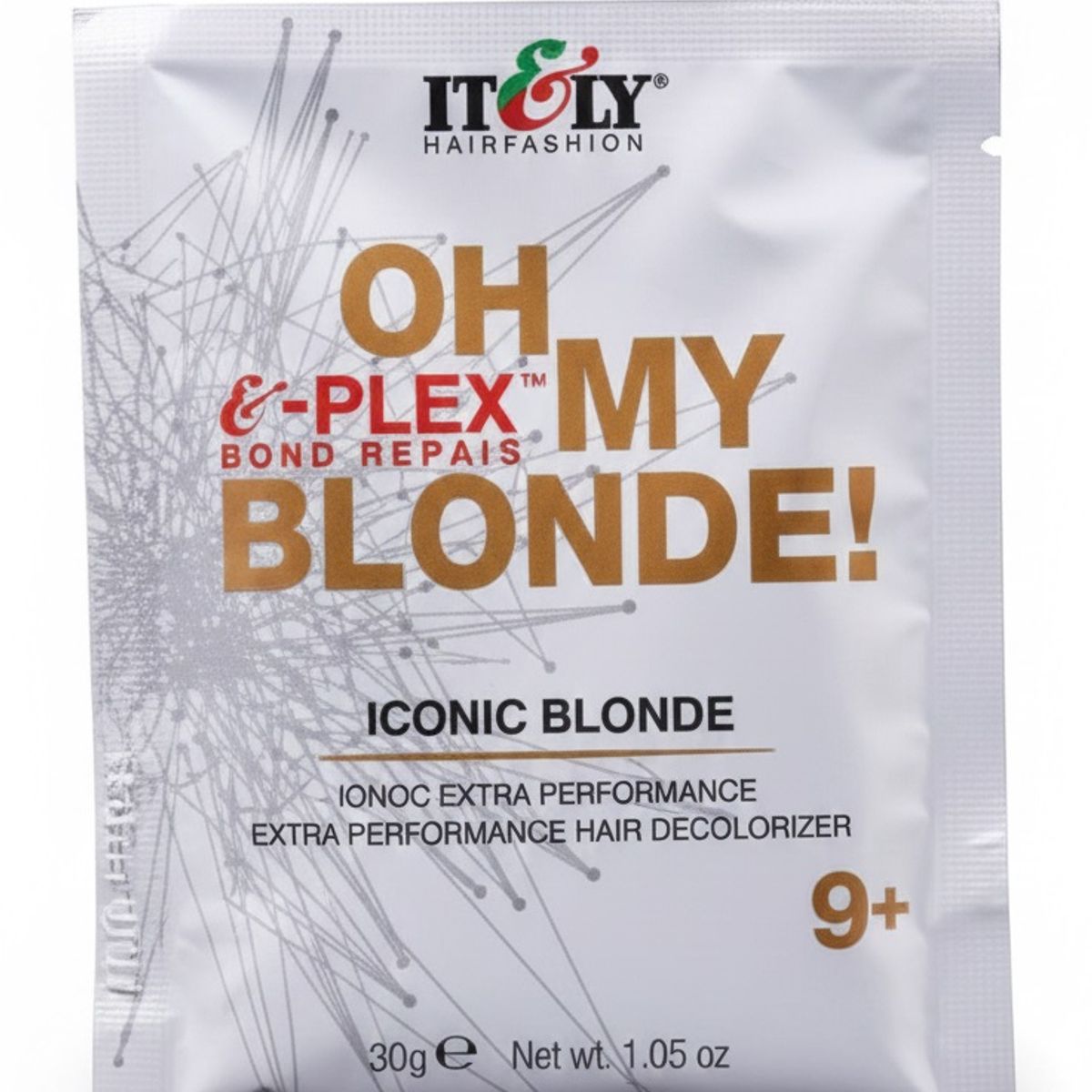 GENERICO - DECOLORANTE AZUL ICONIC BLONDE ITELY + &-PLEX 30G ACLARACIÓN PRECISA PROTECCIÓN AVANZADA EN SOBRE