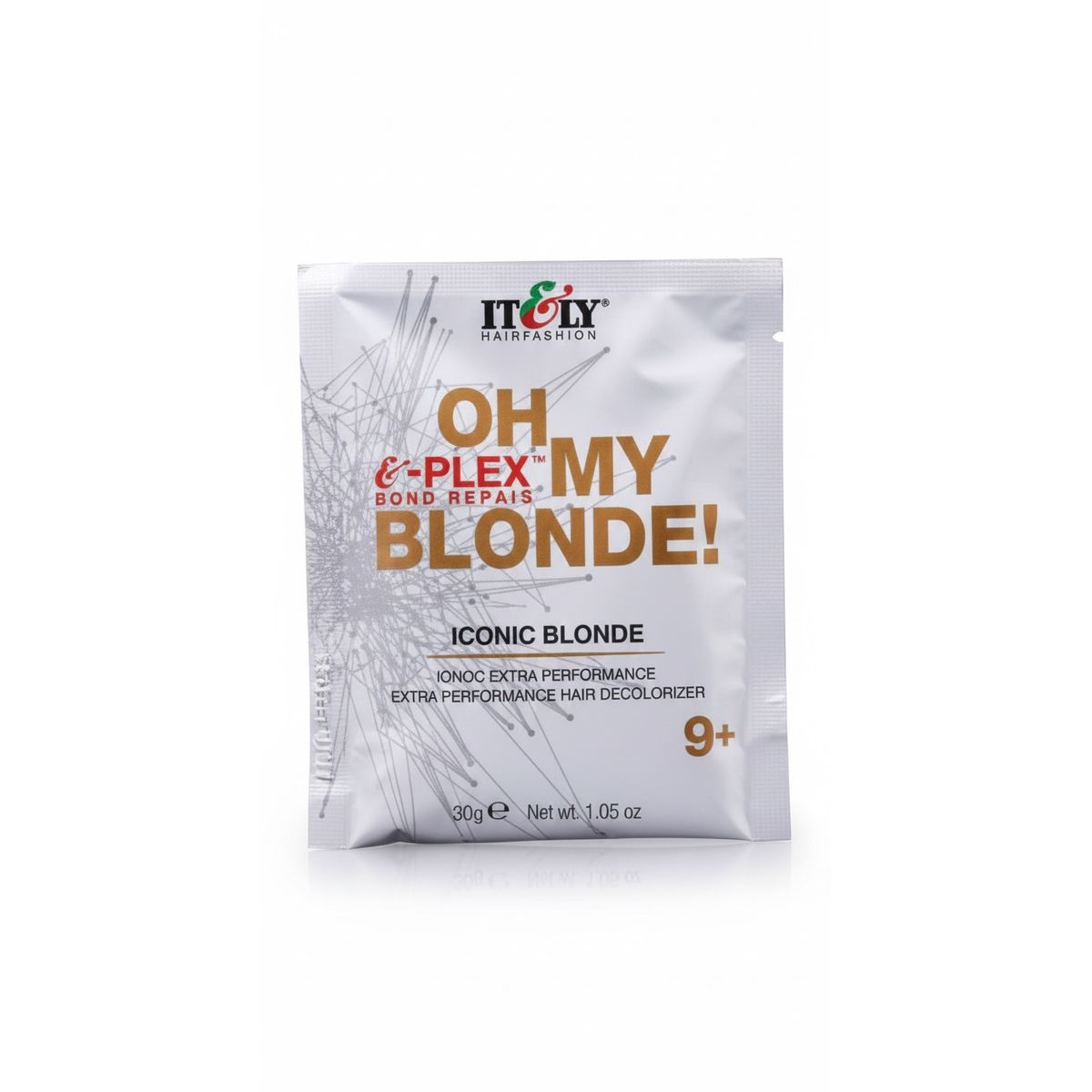 GENERICO - DECOLORANTE AZUL ICONIC BLONDE ITELY + &-PLEX 30G ACLARACIÓN PRECISA PROTECCIÓN AVANZADA EN SOBRE