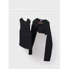 MAYORAL - Camiseta con rebeca bolero canalé chicas