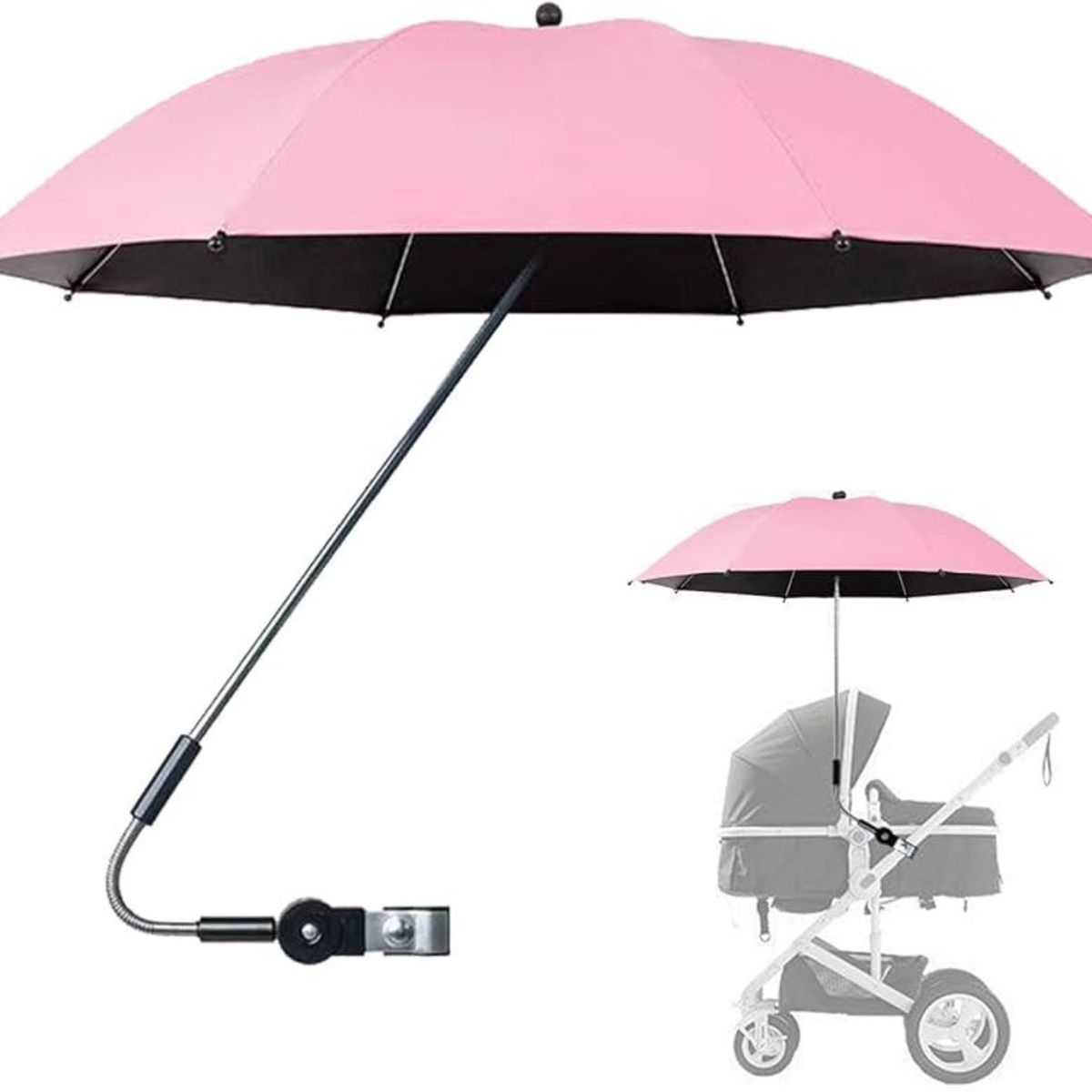 MOVI - SOMBRILLA PARAGUAS UNIVERSAL CON FILTRO UV PARA COCHE DE BEBE