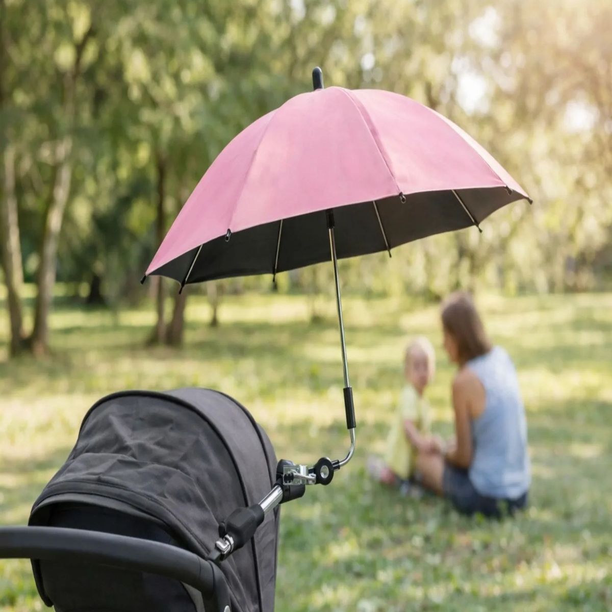 MOVI - SOMBRILLA PARAGUAS UNIVERSAL CON FILTRO UV PARA COCHE DE BEBE