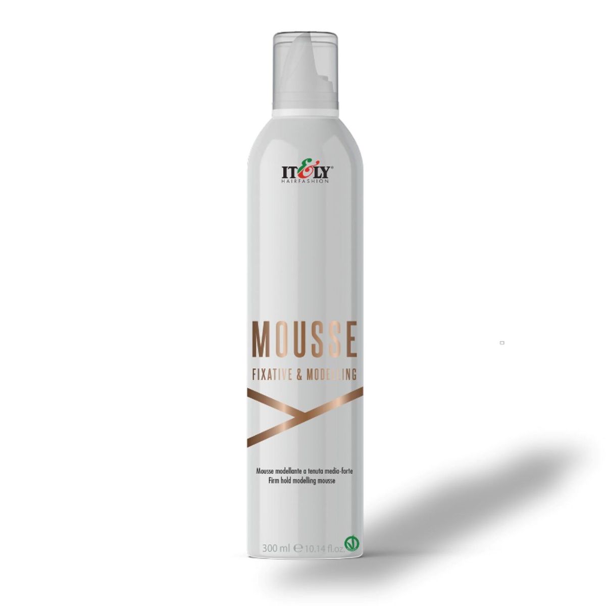 GENERICO - MOUSSE PROFESIONAL IT&LY HAIRFASHION 300ML ESTRUCTURA ARQUITECTÓNICA Y VOLUMEN DE LARGA DURACIÓN