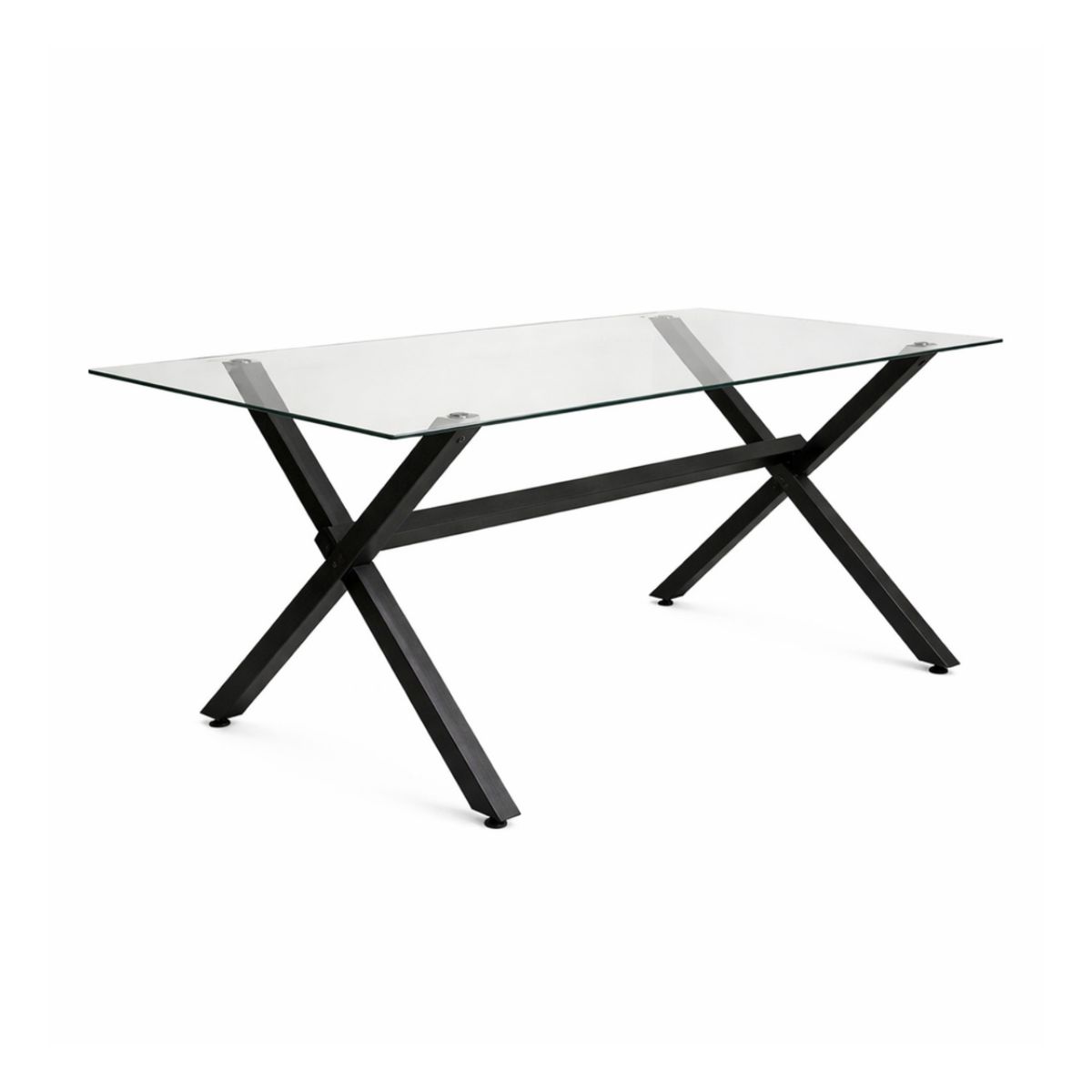 HABITA2 CHILE - Mesa de Vidrio X Black 160X90
