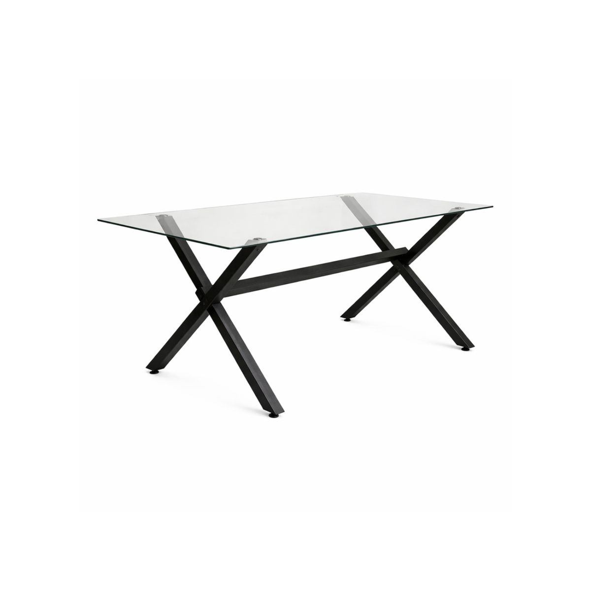 HABITA2 CHILE - Mesa de Vidrio X Black 160X90