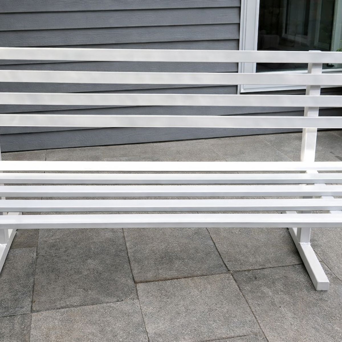 RECUTEX - BANCA DE METAL MARBELLA BLANCA
