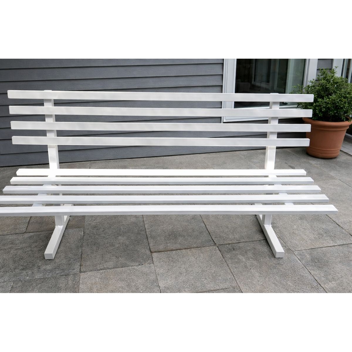 RECUTEX - BANCA DE METAL MARBELLA BLANCA