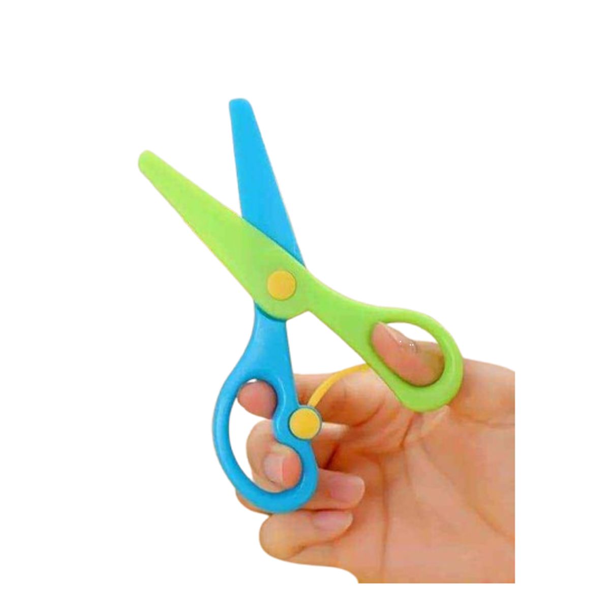 GENERICO - Mini tijera de plastico de seguridad para niños suministros de corte de papel
