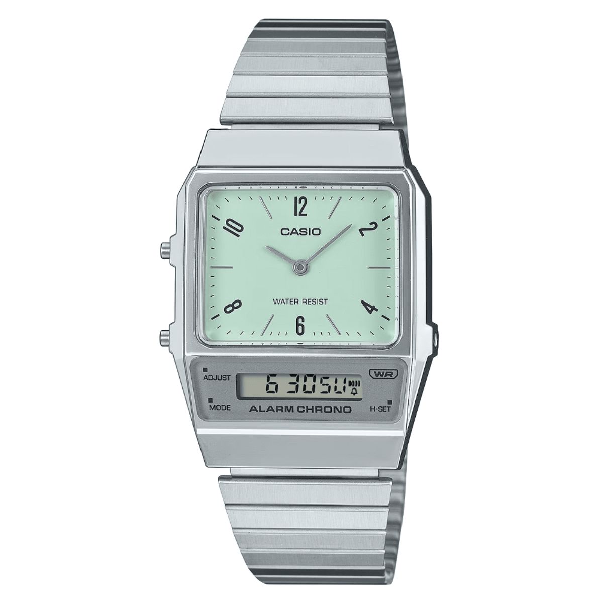 CASIO - RELOJ CASIO AQ-800E-3ADF PLATEADO CELESTE HOMBRE