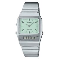 RELOJ AQ-800E-3ADF PLATEADO CELESTE HOMBRE