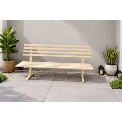RECUTEX - BANCA DE METAL MARBELLA BEIGE