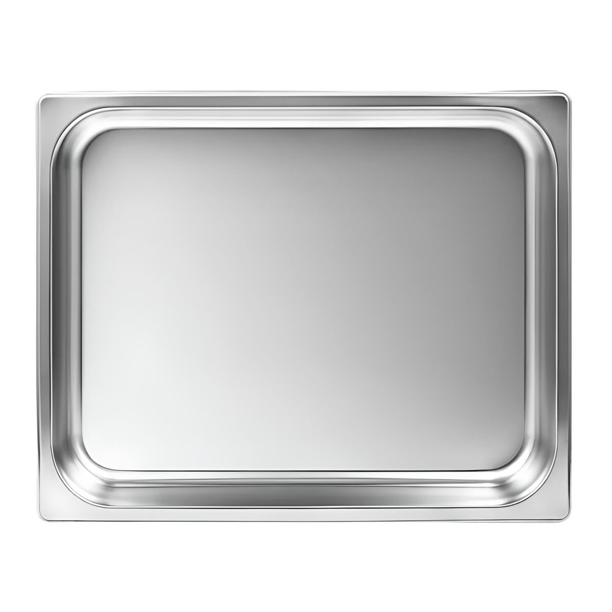 PROCHEF - Bandeja Gastronómica GN 2/1 x 20 mm Acero Inox. Pack 6 Unidades