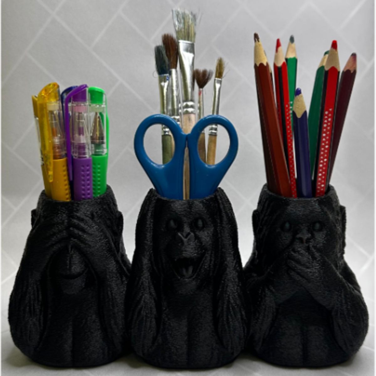 GENERICO - Organizador de lápices Tres Monos