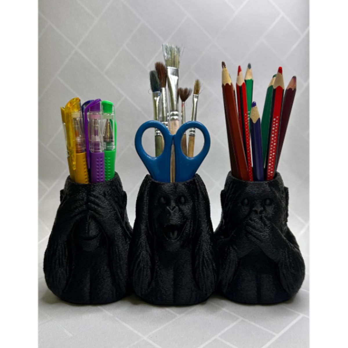 GENERICO - Organizador de lápices Tres Monos