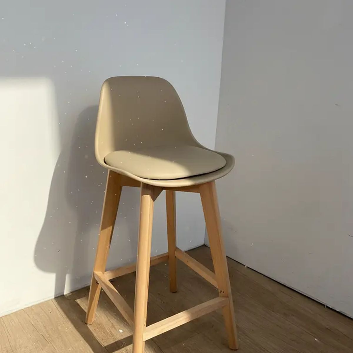 CORI CORI - Pack 4 Taburete Tulip 65cms Beige