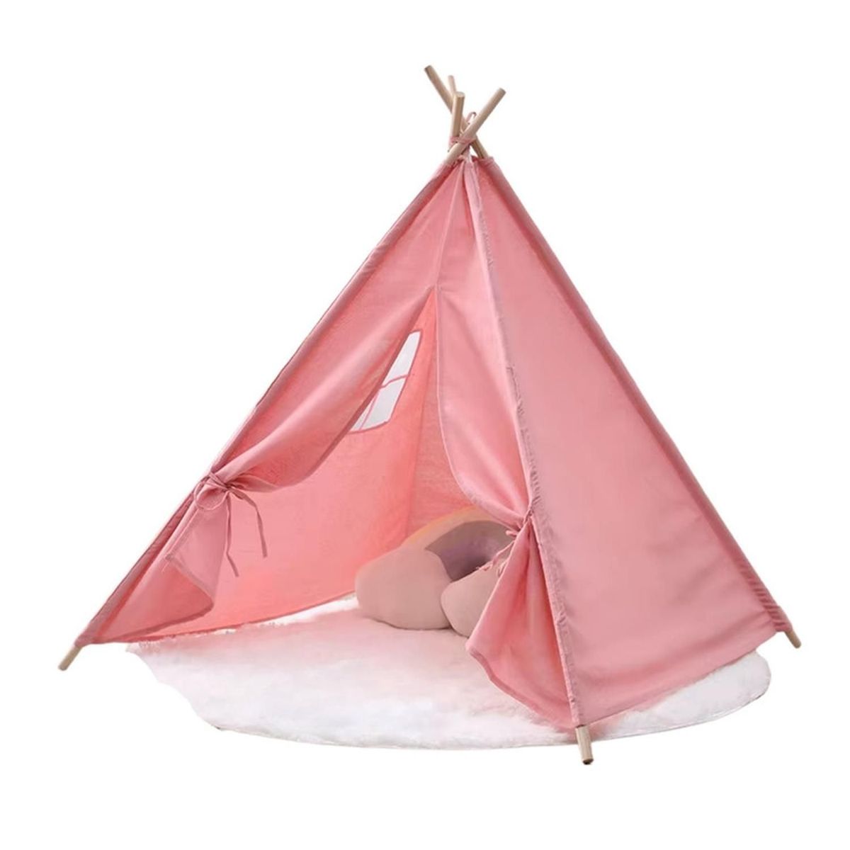 FIGLIO - Carpa Tipi Niños Infantil 160 Cm Rosada Juguete Decoración