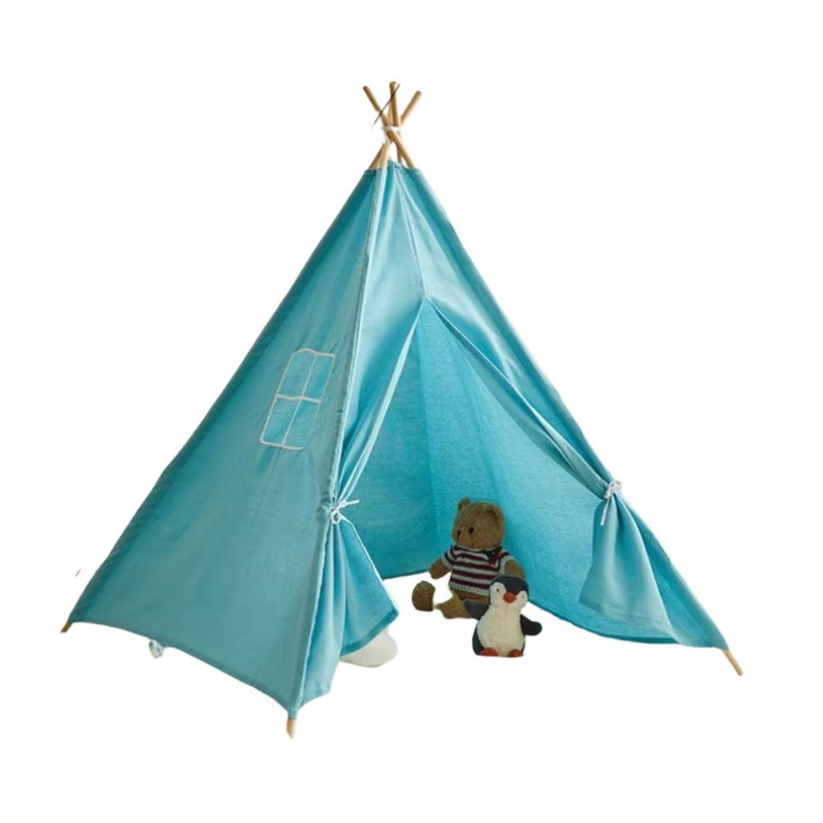 FIGLIO - Carpa Tipi Niños Infantil 160 Cm Celeste Juguete Decoración