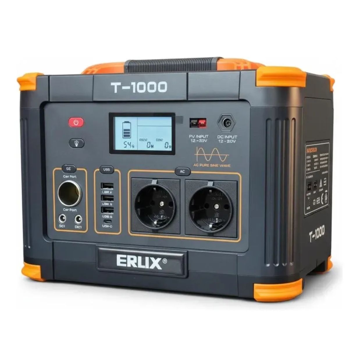 ALTERNA - Estación De Energia Portatil Generador 1000w T-1000 Camping