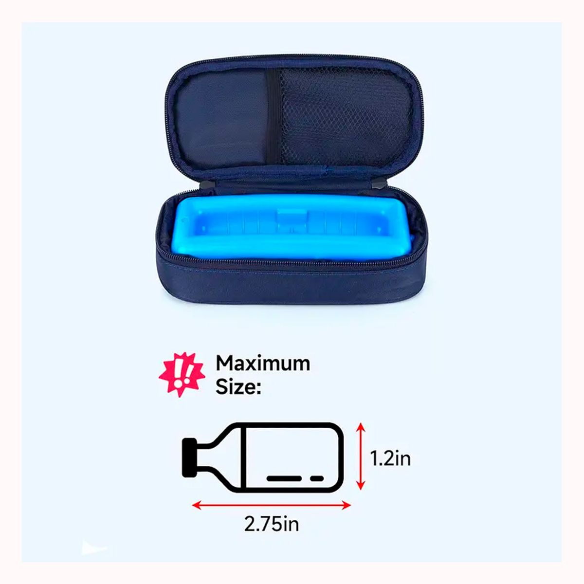 GENERICO - Bolso Estuche Porta Insulina Refrigerante cooler