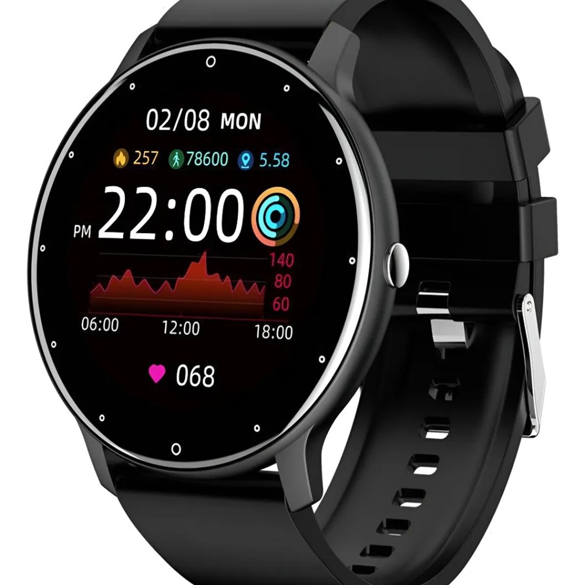GENERICO - Smartwatch Bluetooth Zl02d Correa Deportiva Silicona Ip67 BELUG