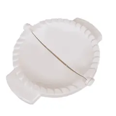 HOMESTAR - Molde para Empanadas 21 cm Plástico Blanco