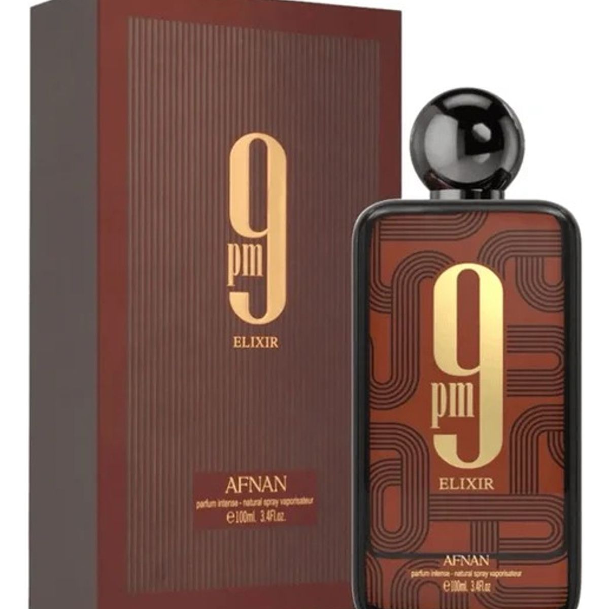 AFNAN - Perfume Afnan Unisex Arabe 9 Pm Elixir Parfum 100 Ml
