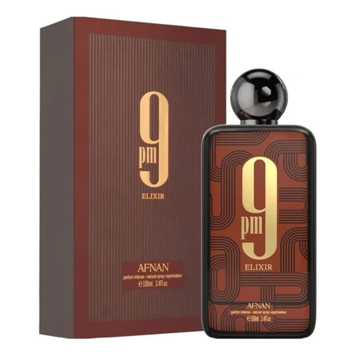 AFNAN - Perfume Afnan Unisex Arabe 9 Pm Elixir Parfum 100 Ml