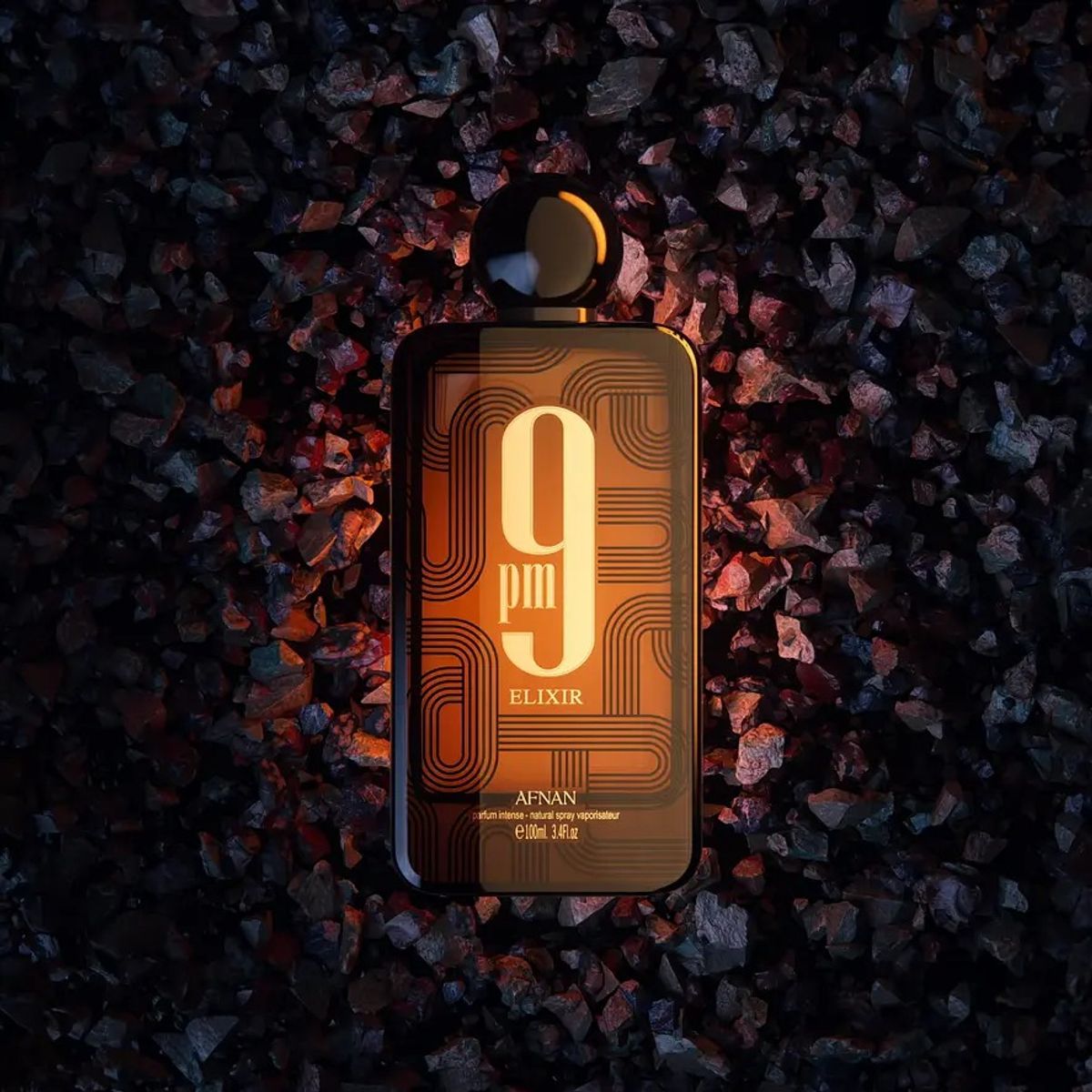 AFNAN - Perfume Afnan Unisex Arabe 9 Pm Elixir Parfum 100 Ml