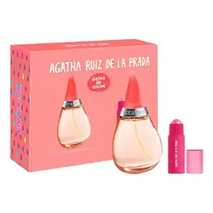 AGATHA RUIZ DE LA PRADA - Set Agatha Ruiz Gotas De Color 100ml + 5g Barra Labios