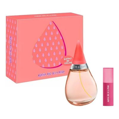 Imagen 2 del producto Set Agatha Ruiz Gotas De Color 100ml + 5g Barra Labios