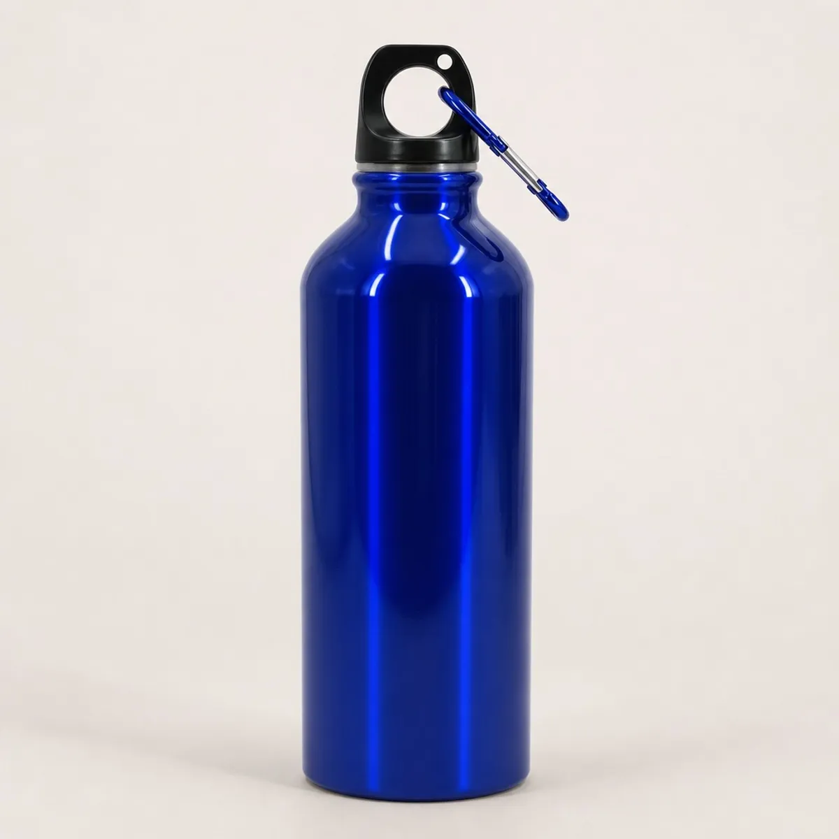 HOMESTAR - Botella Caramayola Deportiva Aluminio 500 ml - Azul