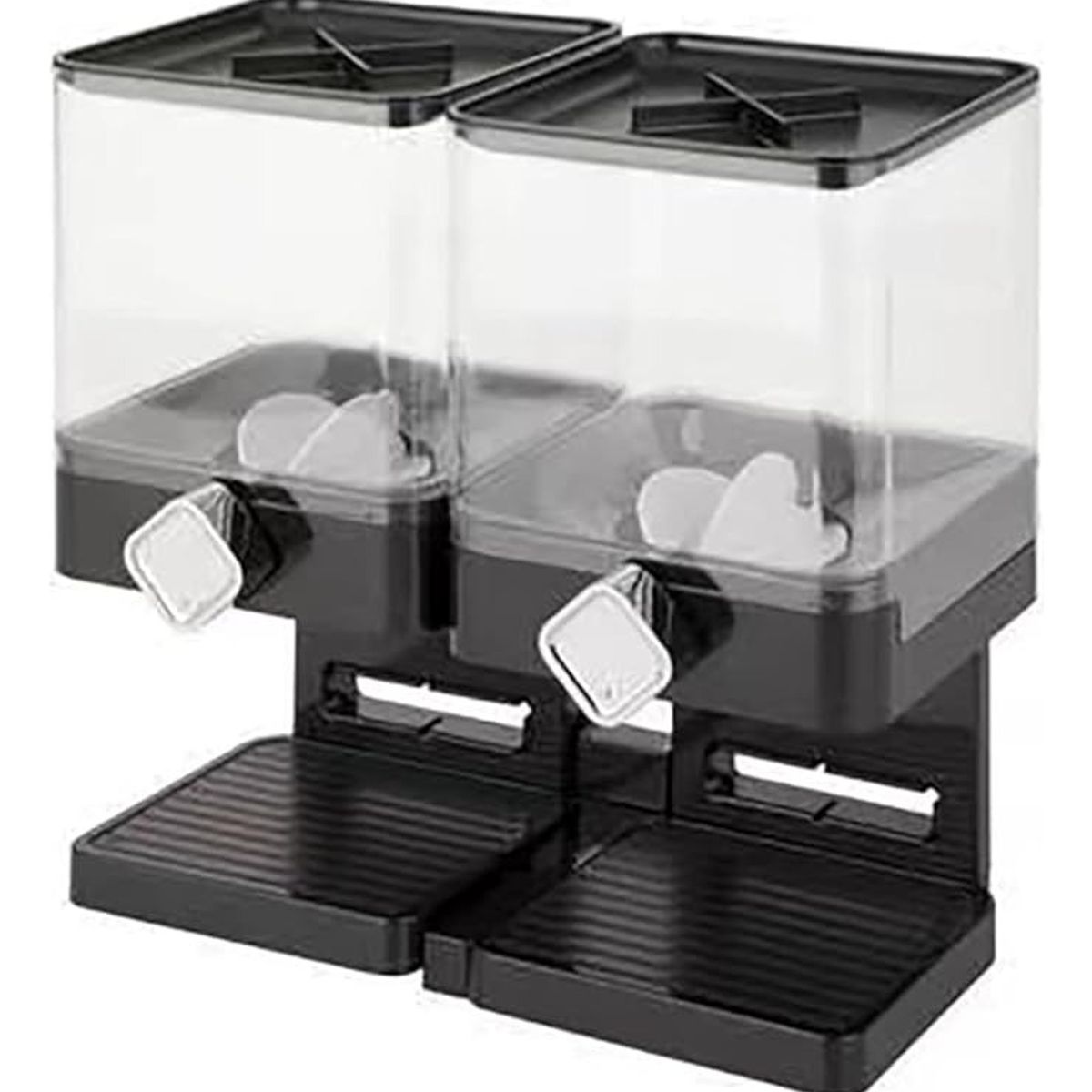 GENERICO - Dispensador De Cereales Para Encimera Y Contenedor Negro
