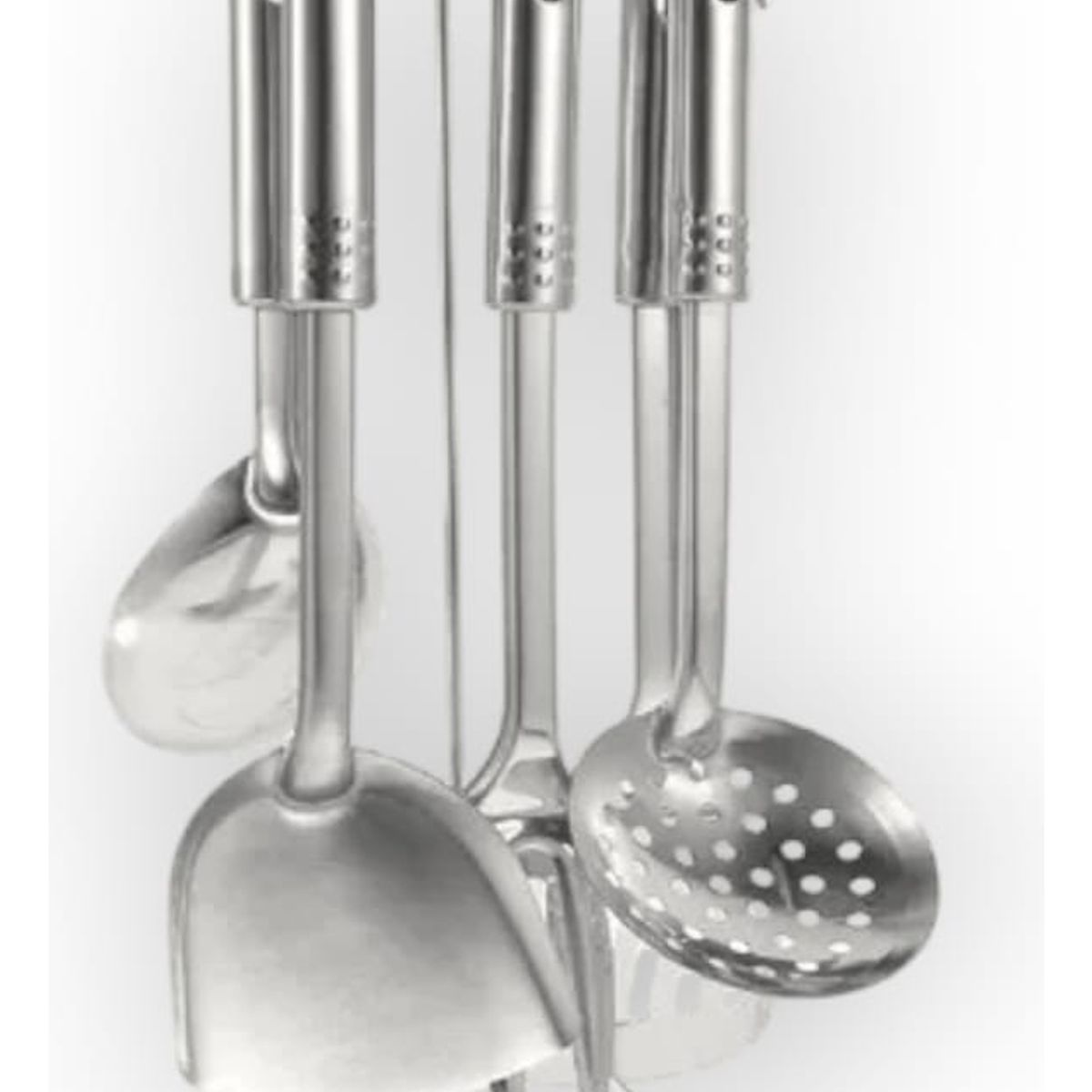 GENERICO - Set Utensilios De Cocina Acero Inoxidable Set Cocina 7pcs Plateado