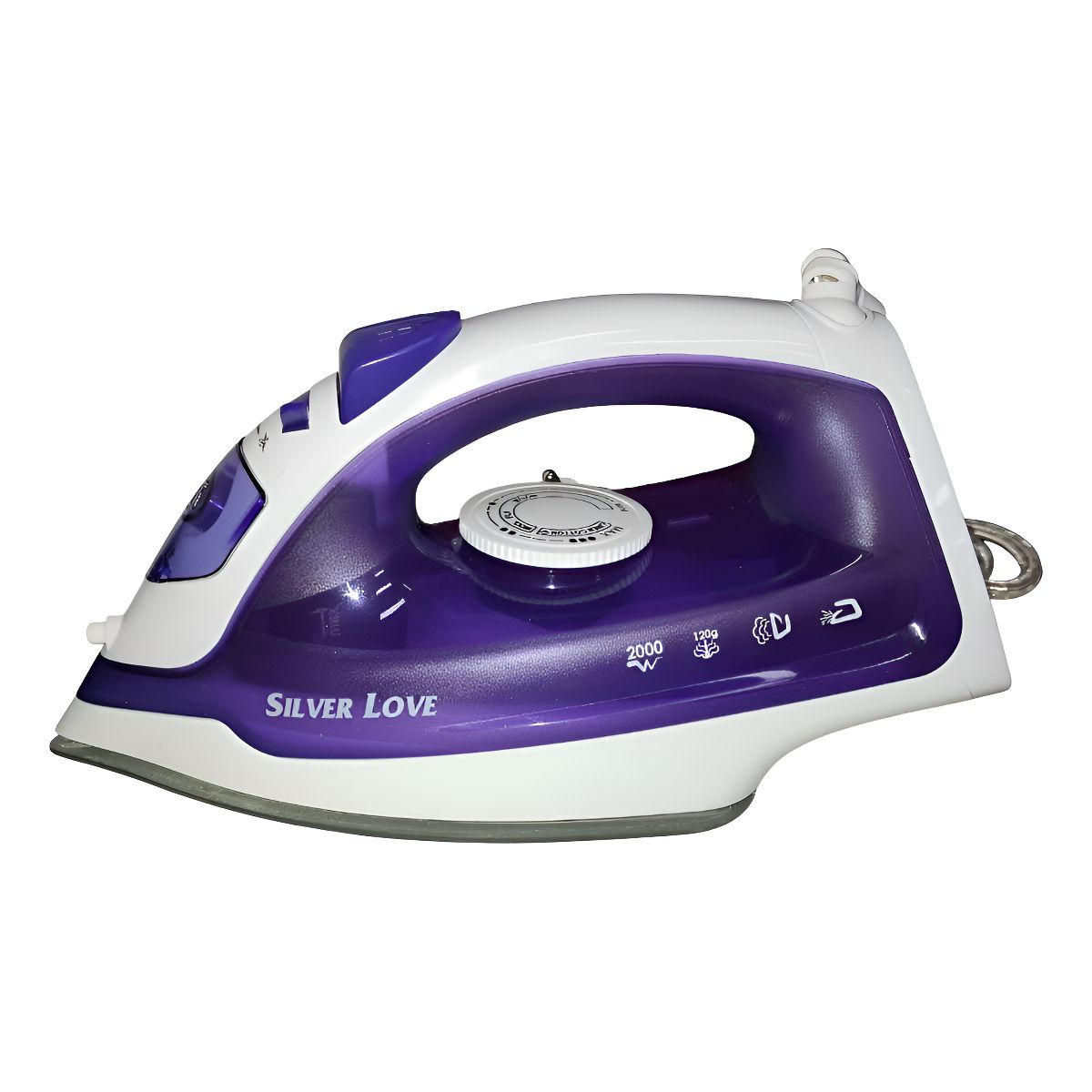 GENERICO - Plancha Eléctrica De Ropa A Vapor Color Lila Lila