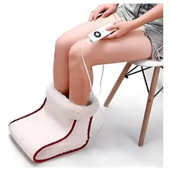 GENERICO - Calienta Pies Con 5 Niveles De Temperatura Electrico Blanco