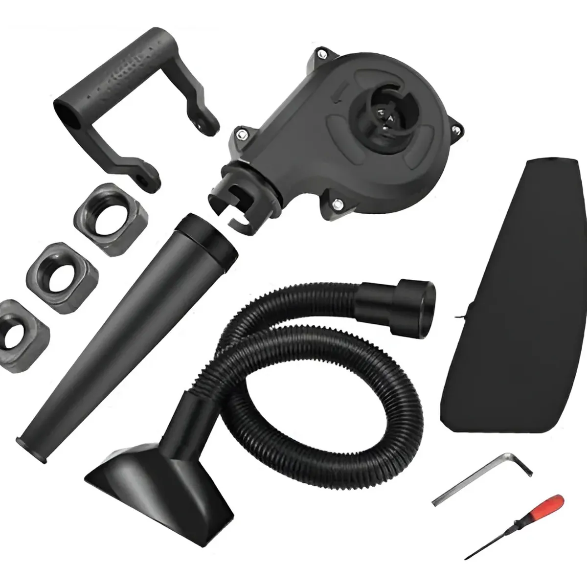 GENERICO - Soplador Aspirador De Aire Adaptador Para Esmeril Negro