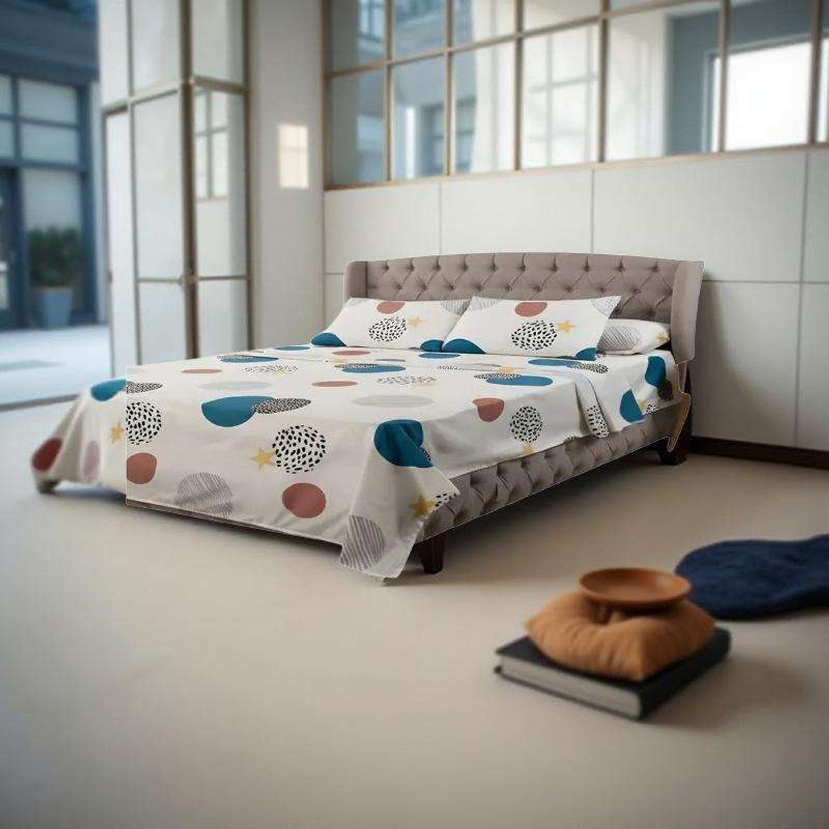 GENERICO - JUEGO DE SABANAS DE VERANO 2 PLAZAS A6