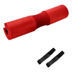 GENERICO - Almohadilla Para Barra Gym Con Cintas Rojo