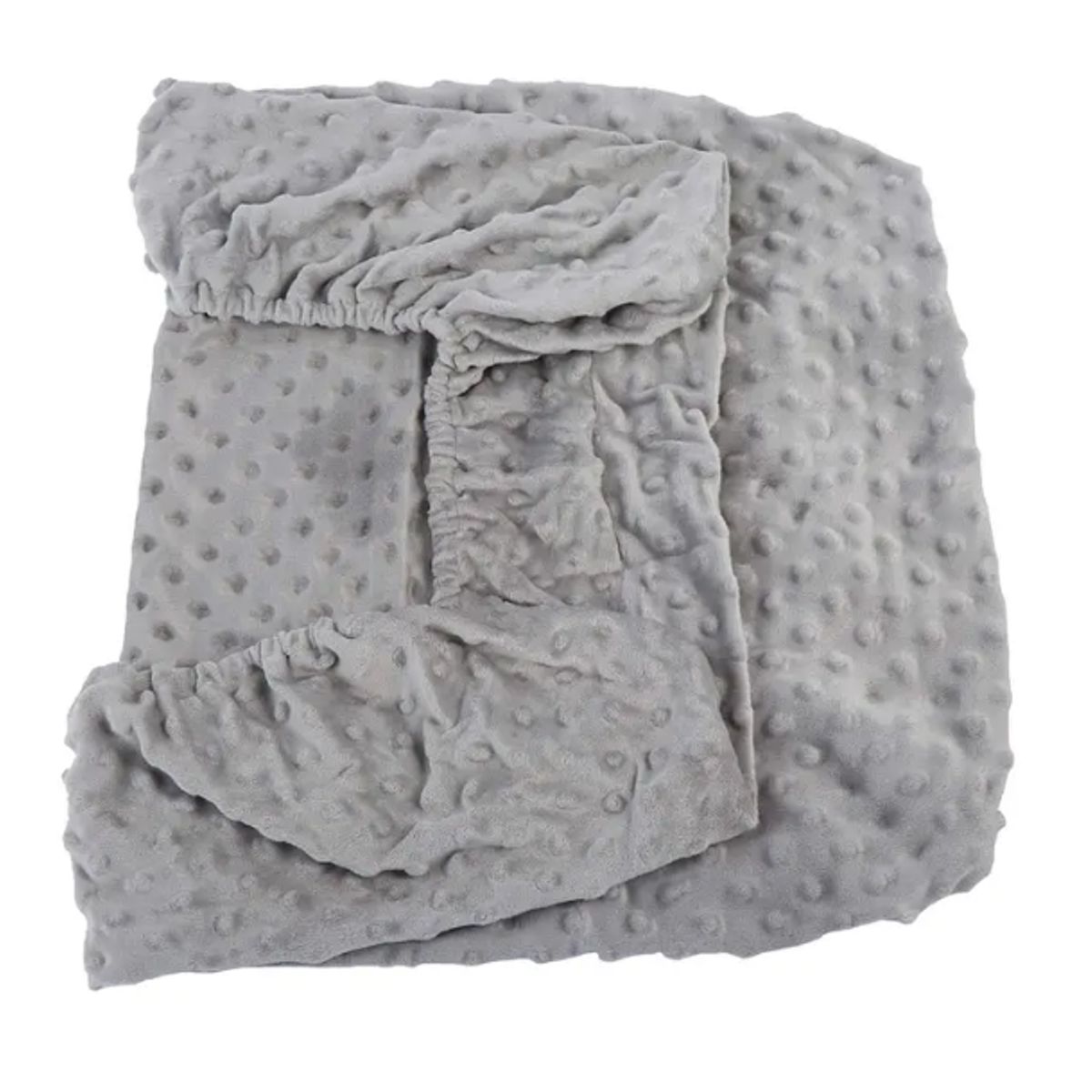 GENERICO - Funda Cambiador Bebe Gris Suave Lavable Ajuste Elastico 81x41